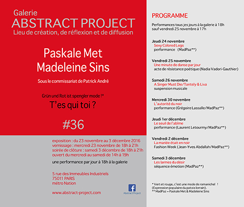 Exposition T'es qui toi #36